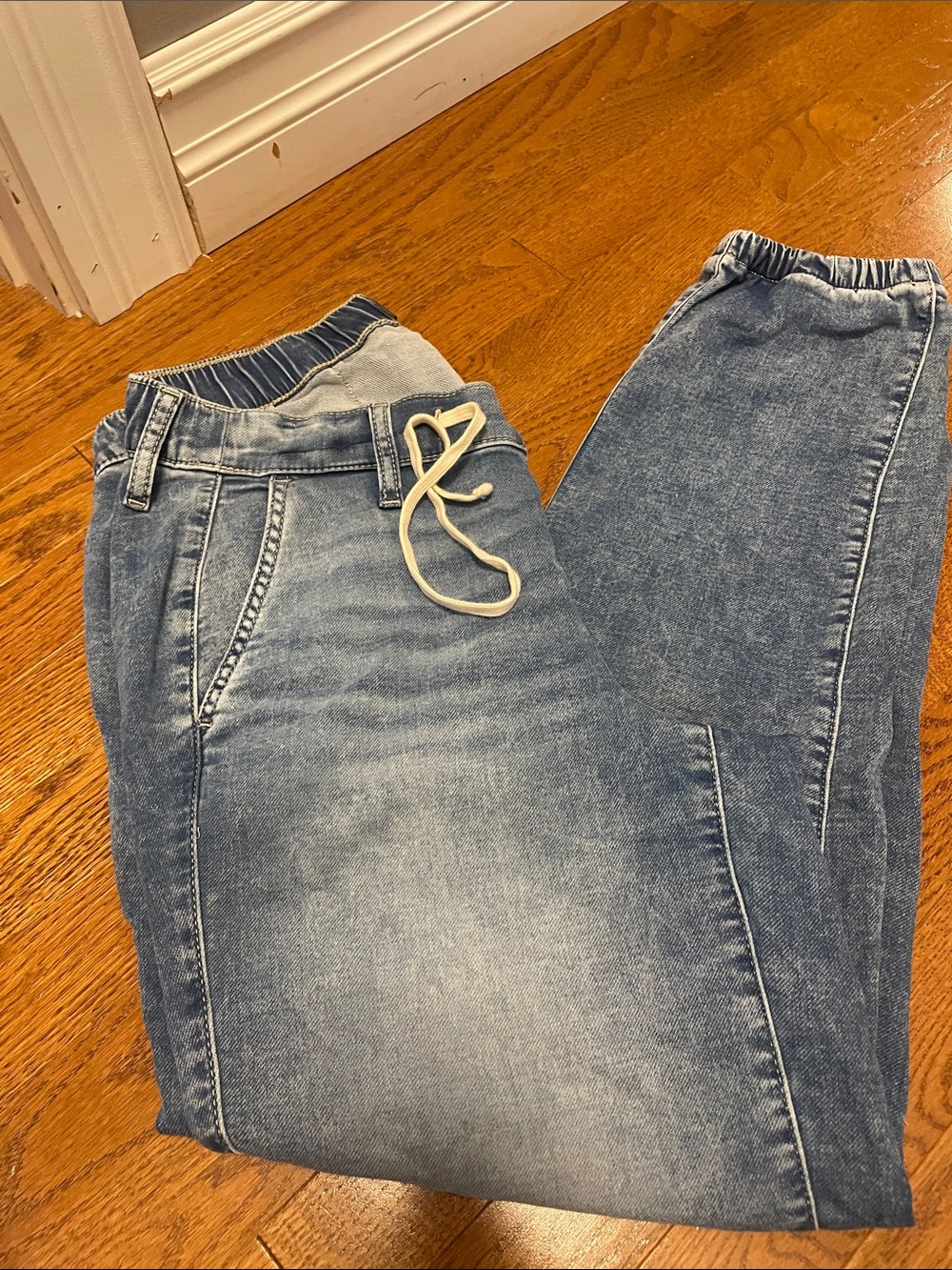 Torrid - Women’s Mid Wash Jogger Jeans with Drawstring Waist